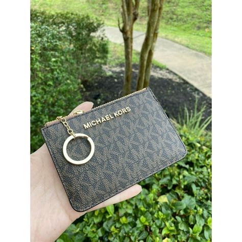 michael kors key chain wallet|michael kors coin purse keychain.